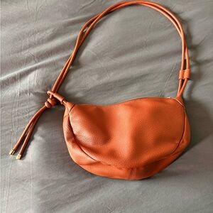 Anthropologie Burnt Orange Crossbody Bag